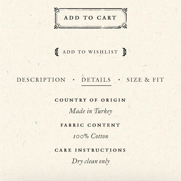 ❄️🎄DÔEN ’Atherton’ Heirloom Italian Wide Wale Cotton Corduroy Pant Siena 0/24 - Picture 8 of 10